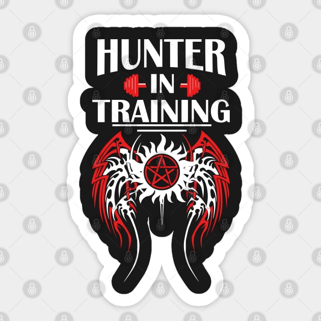 Hunter In Training Sticker by KsuAnn